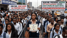 Nigeria is producing graduates faster than it produces jobs. The gap is not a talent deficit. It is a policy failure