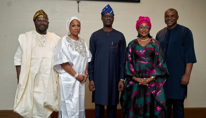 L-R: Babajide Ibironke, ACCA Council member; Olaide Oyedele; Taiwo Oyedele, Minister of State for Finance, Victoria Ajayi, ACCA Council member, and Tom Isibor, ACCA Country Head, at a celebratory event organised by ACCA in Lagos