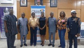 Chinyere Nwoga, PHCCIMA president (3rd from left) with Delane Boakye, Canadian high commissioner in Lagos