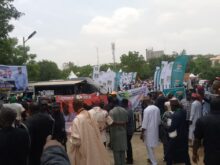 ADC national convention commences as Mark, Atiku, and other key stakeholders arrive