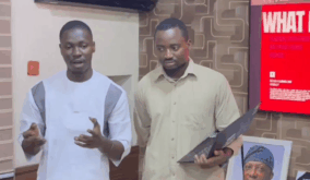left to right The founder of LooPoint Adetokunbo Ogunnoiki and his partner Ademola Gbadero Credit X tokunbo wahab