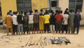 27 suspects arrested over possession of dangerous weapons, illicit substances