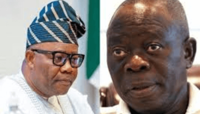 Akpabio, Oshiomhole clash in Senate over rules amendment limiting leadership eligibility