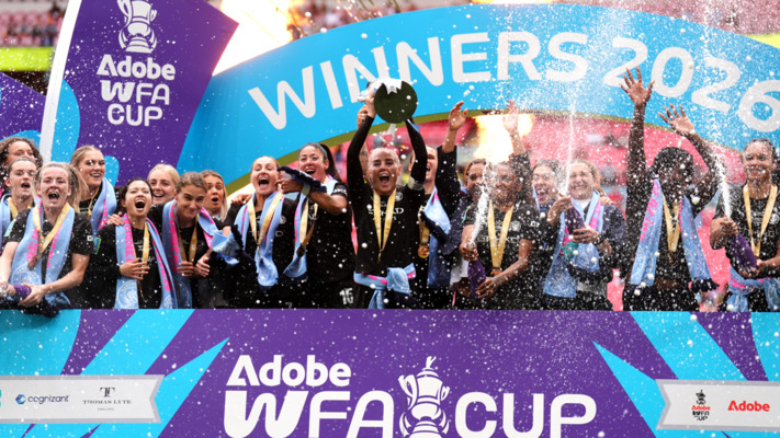 Man City Women FA Cup trophy