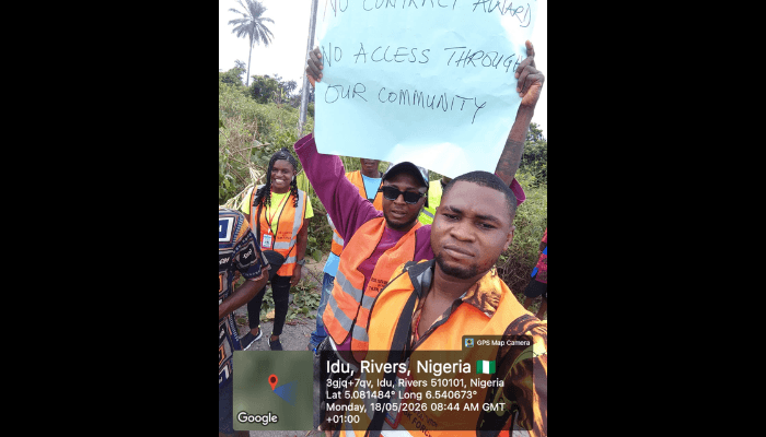 Protests at oil facility in Rivers State