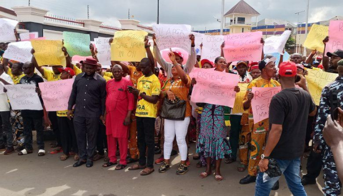 Protests in Ibadan over Oriire School abduction, as group appeals to govt