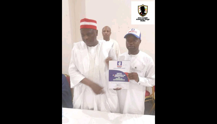2027: Business mogul, Isaiah Mags, picks NDC nomination form for Reps