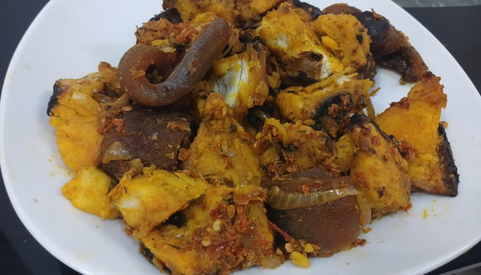 Roasted yam
