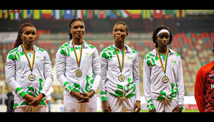 Team Nigeria blazes to women’s 4x400m relay gold to end African Championships