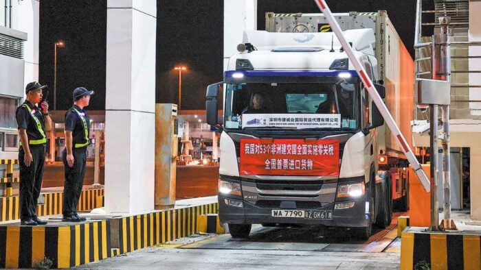 Nigeria absent as African peers’ tariff-free shipments arrive China