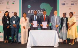 AEC-MoU NJ Ayuk, executive chairman of the African Energy Chamber, and Riverson Oppong, president of SPE Africa