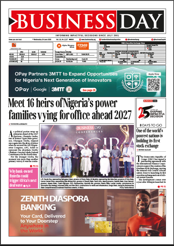 BusinessDay reports on significant developments as of June 24, 2026