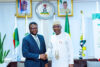 James Makinde, the Managing Director of ANOH Gas Processing Company (AGPC) and Ekperikpe Ekpo, the Minister of State for Petroleum Resources (Gas)