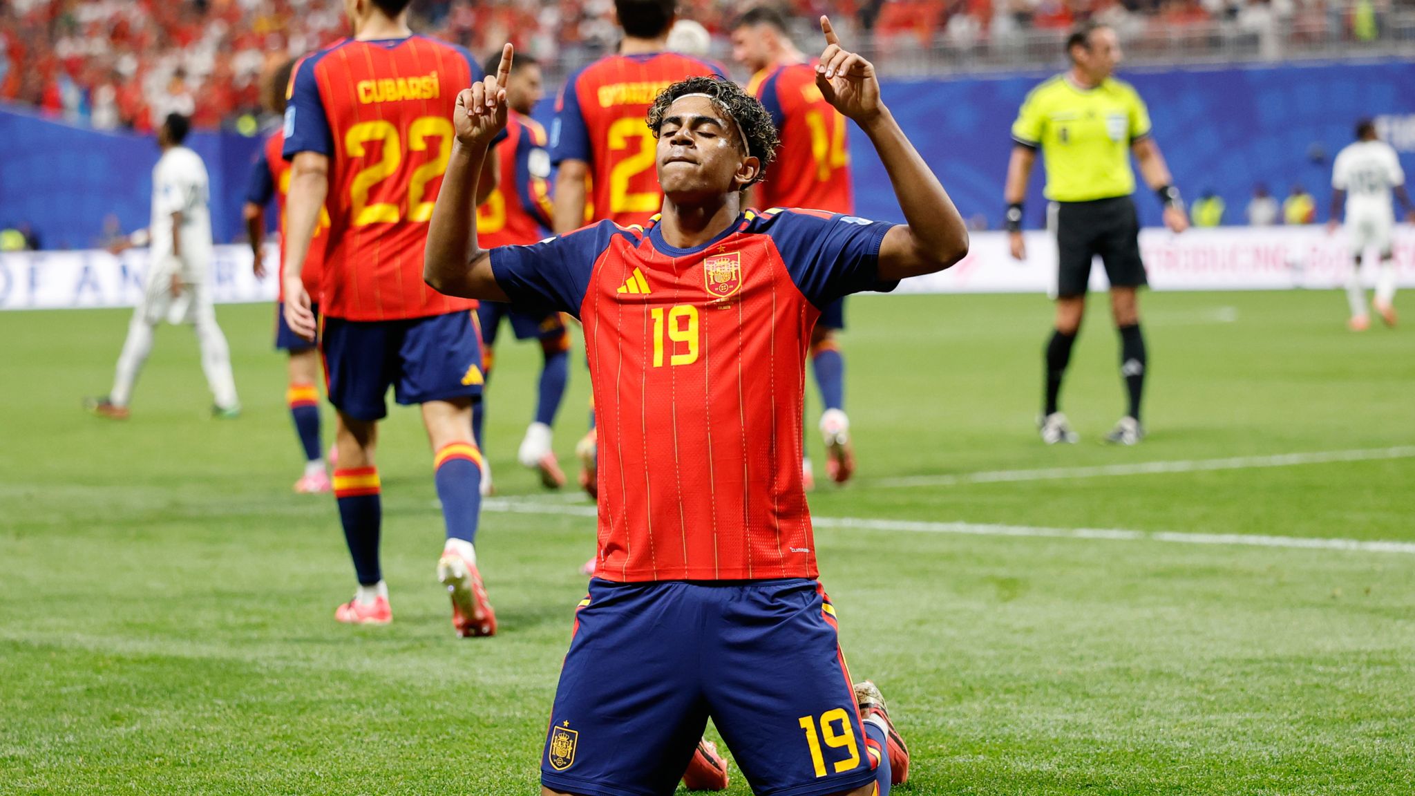 Yamal makes World Cup history as Spain thrash Saudi Arabia 4-0 Yamal makes World Cup history as Spain thrash Saudi Arabia 4-0
