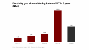 Nigeria’s Electricity VAT revenue plunges 51% after tax law overhaul