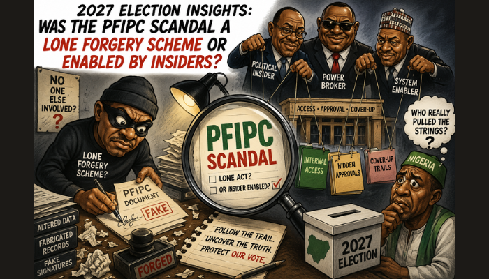 2027 Election Insights Was the PFIPC scandal a lone forgery scheme or enabled by insiders