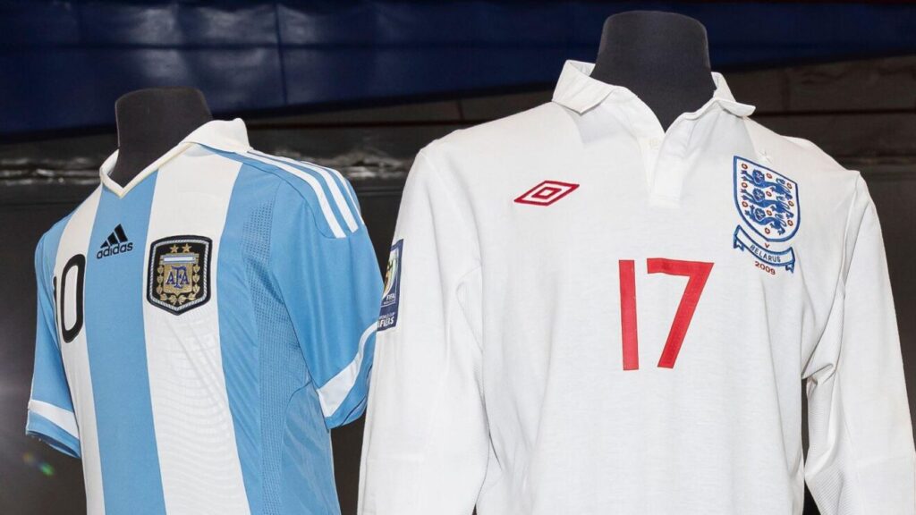 Argentina-England-World-Cup-shirts