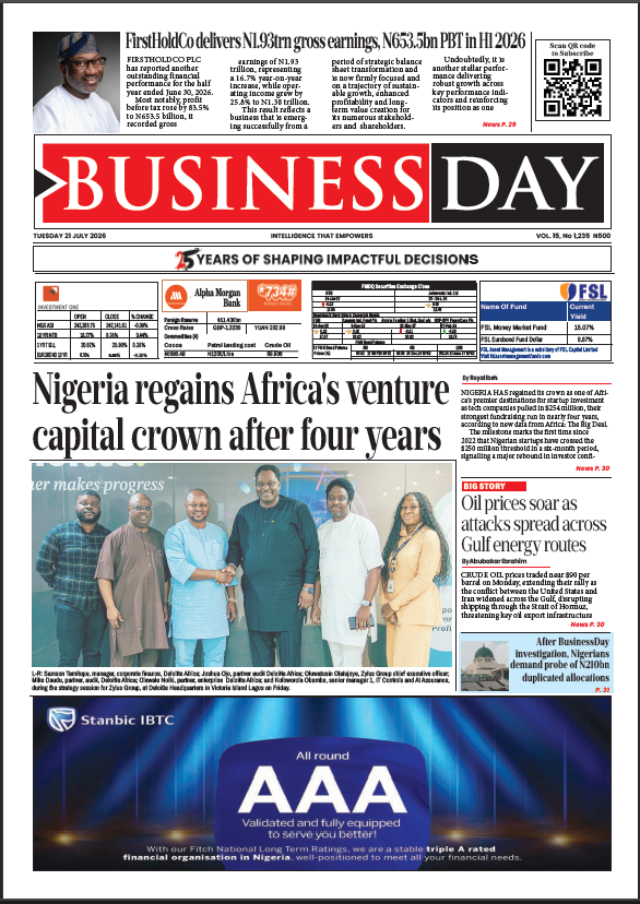 BusinessDay 21st Jul 2026