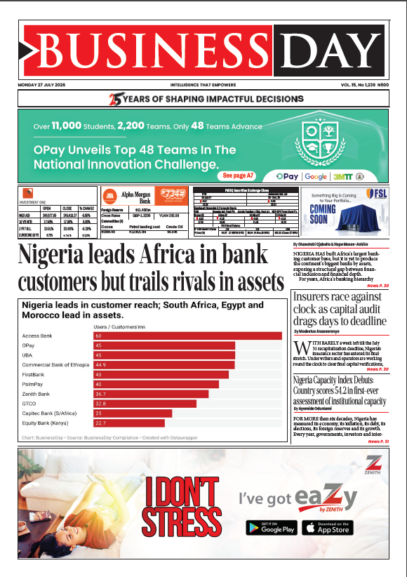 BusinessDay 27th Jul 2026