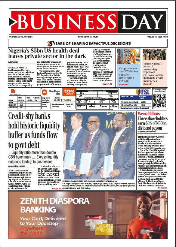 BusinessDay reports on July 8, 2026