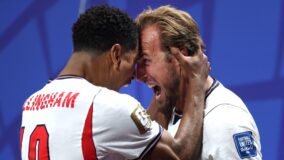 Harry Kane celebrates