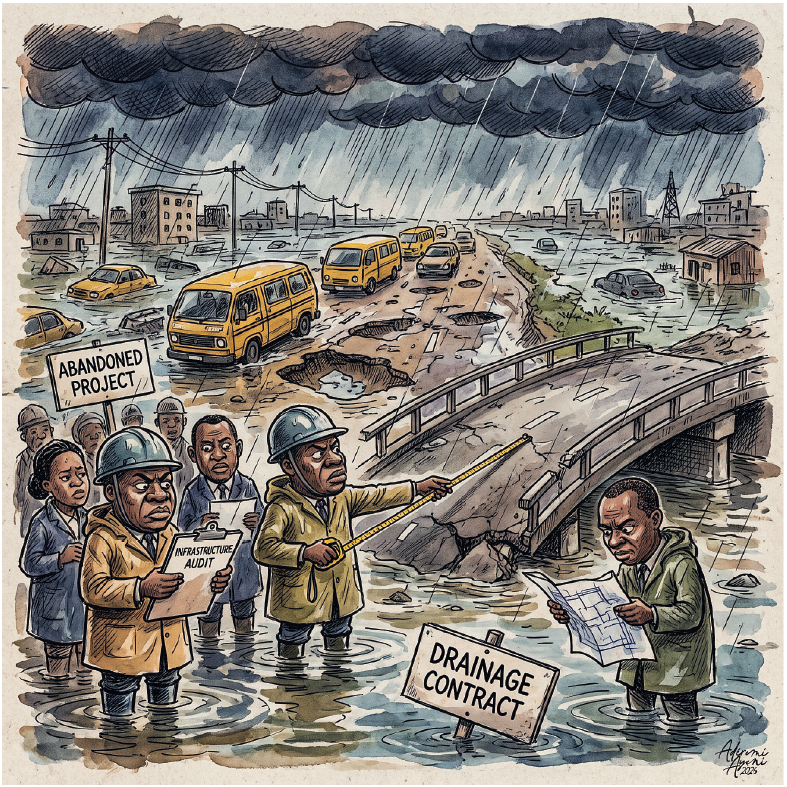The rains have once again exposed the fragility of Nigeria’s infrastructure