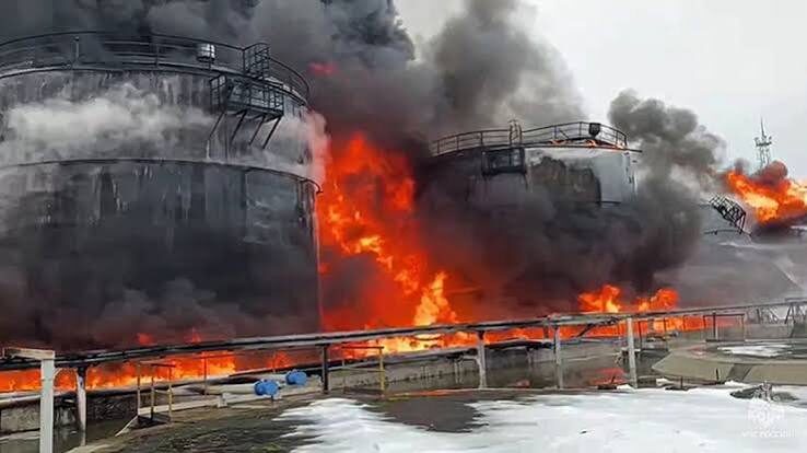 Ukrainian drone strikes on Russian retailer's warehouses result in eight fatalities and 62 injuries