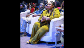 Thelma Ekuge-Oki, convener of the 3G Business Summit; with her husband and cross section of participants