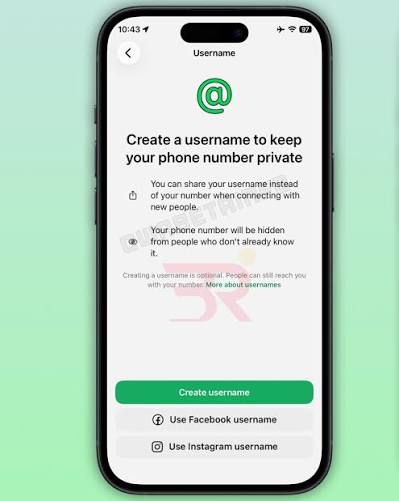 Username whatsapp