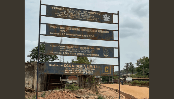 N13 billion investment fails to make pipe-borne water accessible in Ogun capital